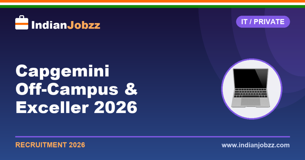 Capgemini Off-Campus & Exceller 2026: Analyst Recruitment, Eligibility & Apply Online