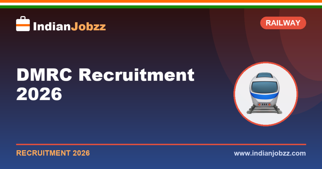 DMRC Recruitment 2026: JE, Maintainer, CRA & Executive Vacancies (Upcoming) - Apply Online