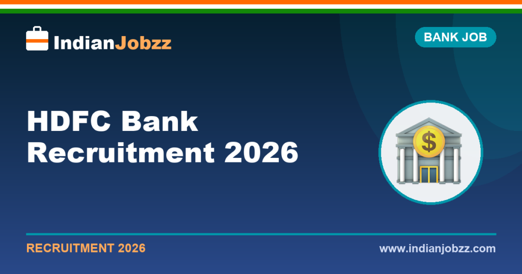 HDFC Bank Recruitment 2026: Future Bankers, Fresher & RM Jobs