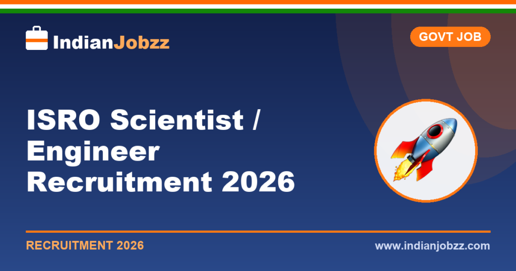 ISRO Scientist / Engineer Recruitment 2026: ICRB Notification, Eligibility, Salary, Exam Pattern & Apply Online