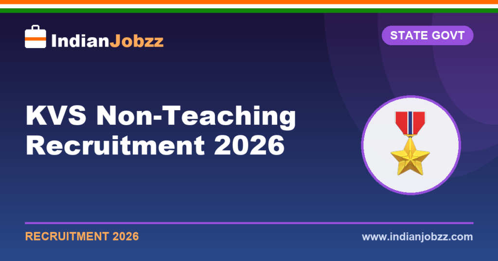 KVS Non-Teaching Recruitment 2026: LDC, Stenographer & SSA Posts (Upcoming) — Vacancy, Eligibility, Dates