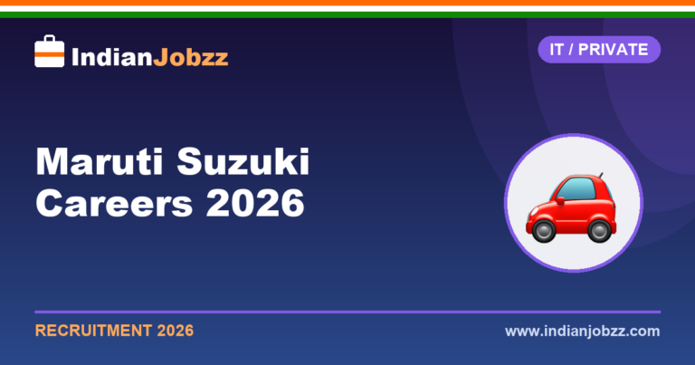 Maruti Suzuki Careers 2026: GET, PGET & ITI Jobs, Salary & How to Apply