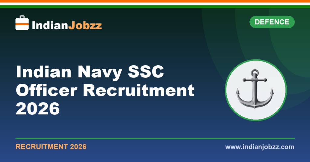 Indian Navy SSC Officer Recruitment 2026: Apply Online for AT-27 Course, Eligibility & Dates