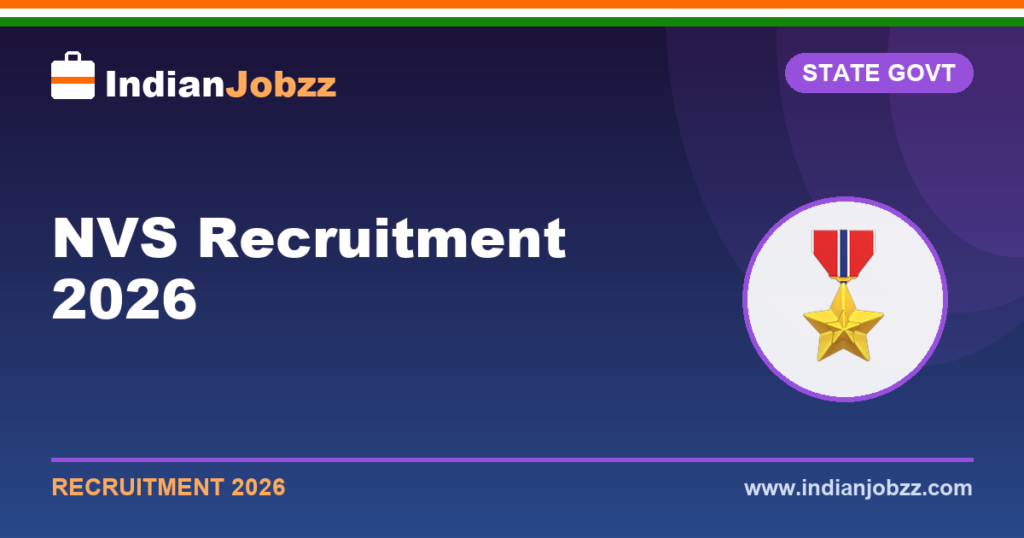 NVS Recruitment 2026: PGT, TGT & Non-Teaching Vacancy, Apply Online, Eligibility & Dates
