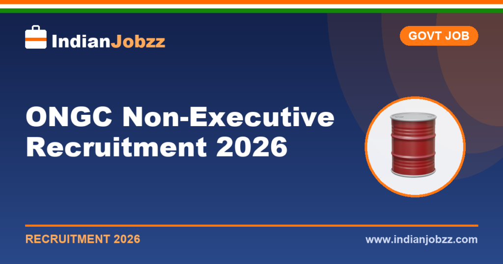 ONGC Non-Executive Recruitment 2026: A-II Level CBT Vacancy, Eligibility, Salary & Apply Online